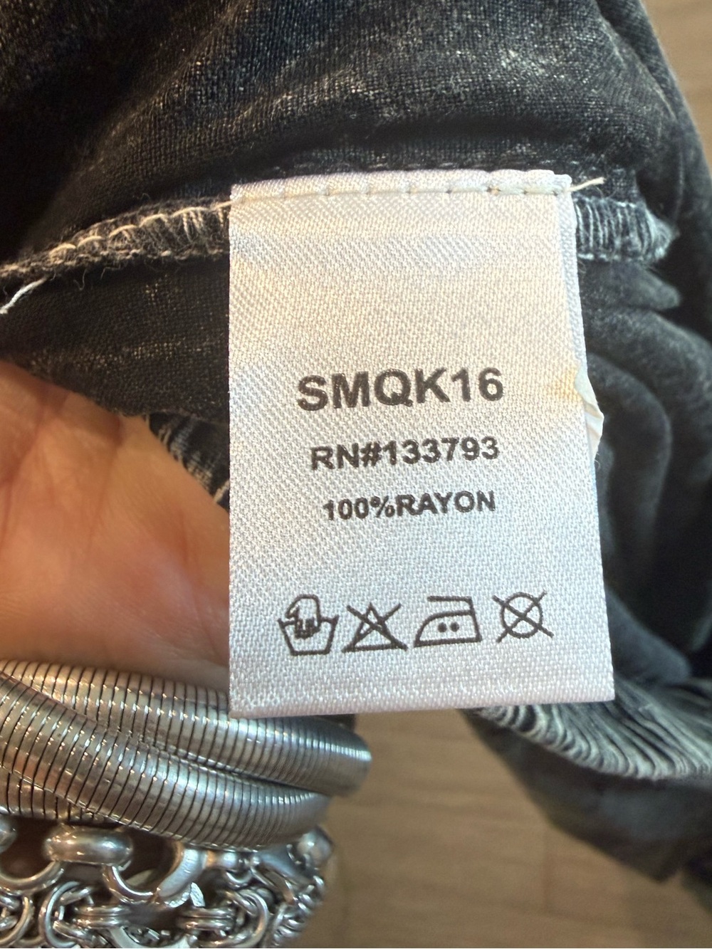 POL Black Mineral Wash Pants New - Picture 10 of 11